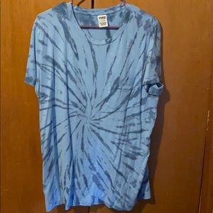 VS Pink blue tie dye shirt.